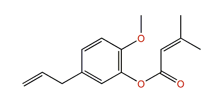 3-Allyl-6-methoxyphenyl 3-methyl-2-butenoate